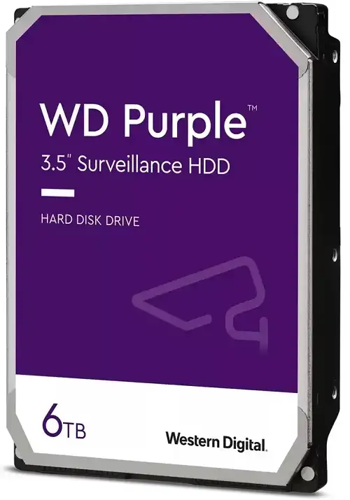 Внутренний HDD диск WD Purple 6TB, SATA3, 3.5 (WD63PURU)