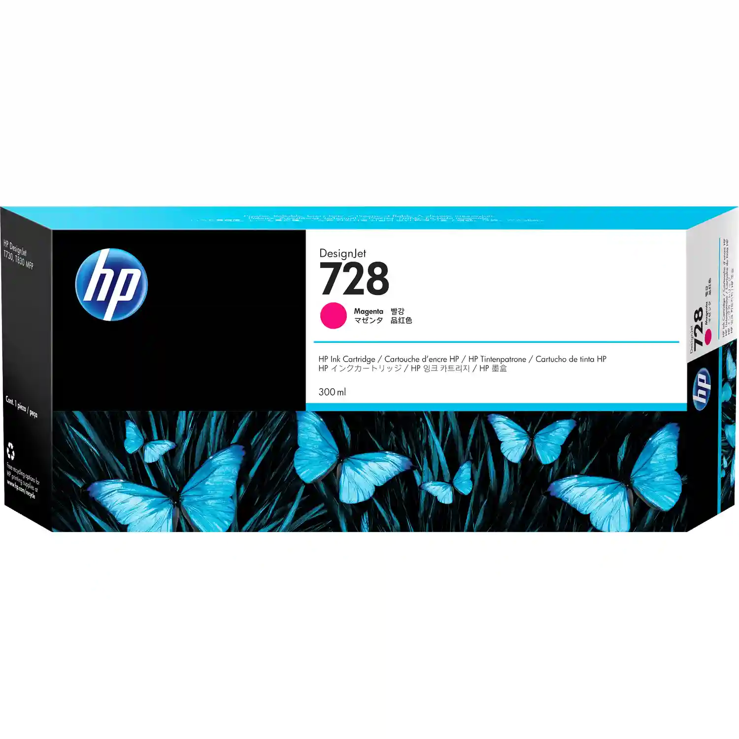 Картридж для струйного принтера HP 728 Magenta F9K16A