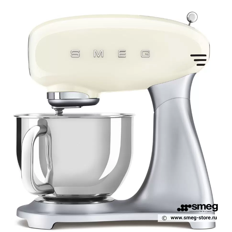 Планетарный миксер SMEG SMF02CREU, кремовый