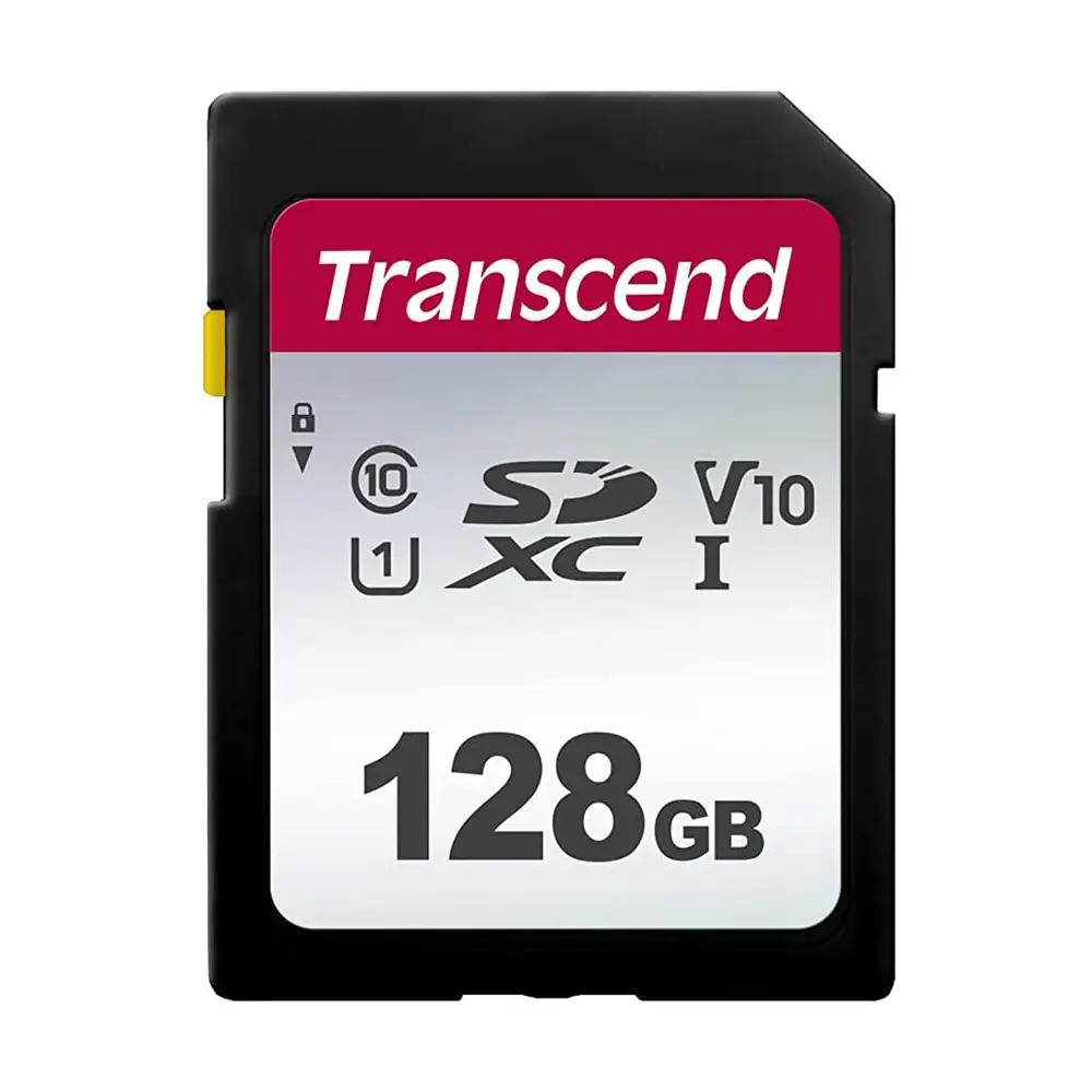 Карта памяти TRANSCEND 300S SDXC 128GB Class 10 UHS-I U1 V10 TS128GSDC300S