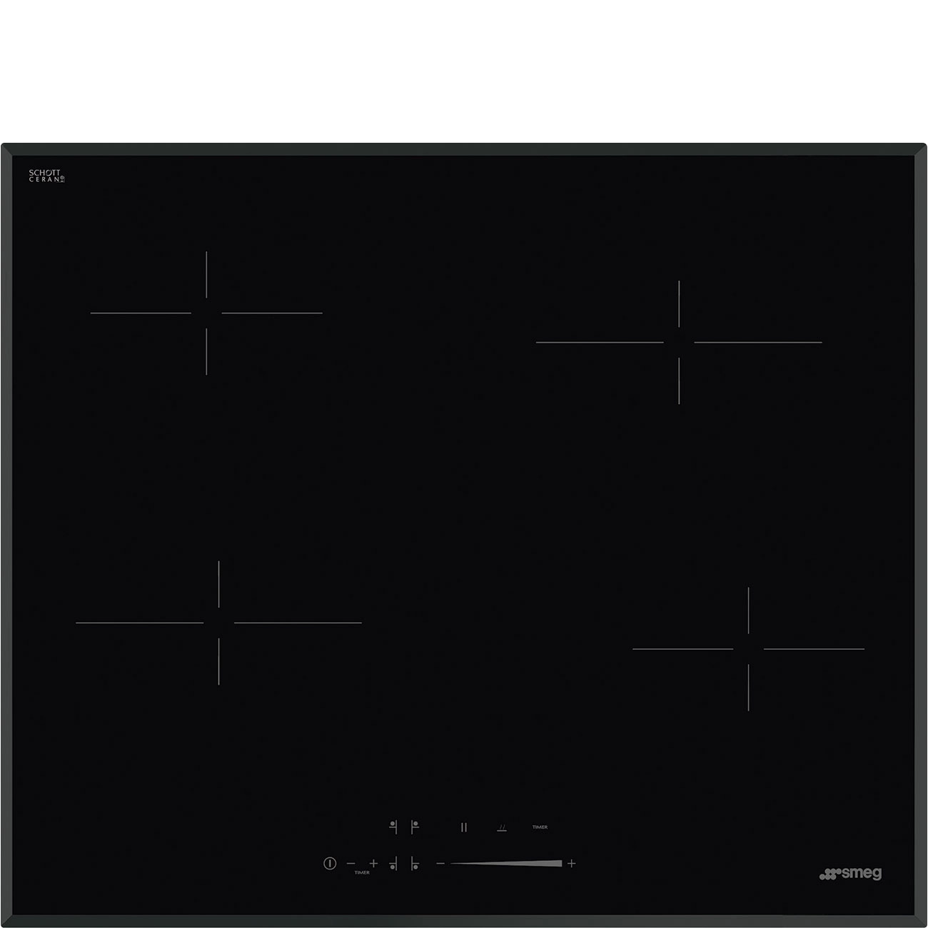  Встраиваемая электрическая панель SMEG SE464TB
