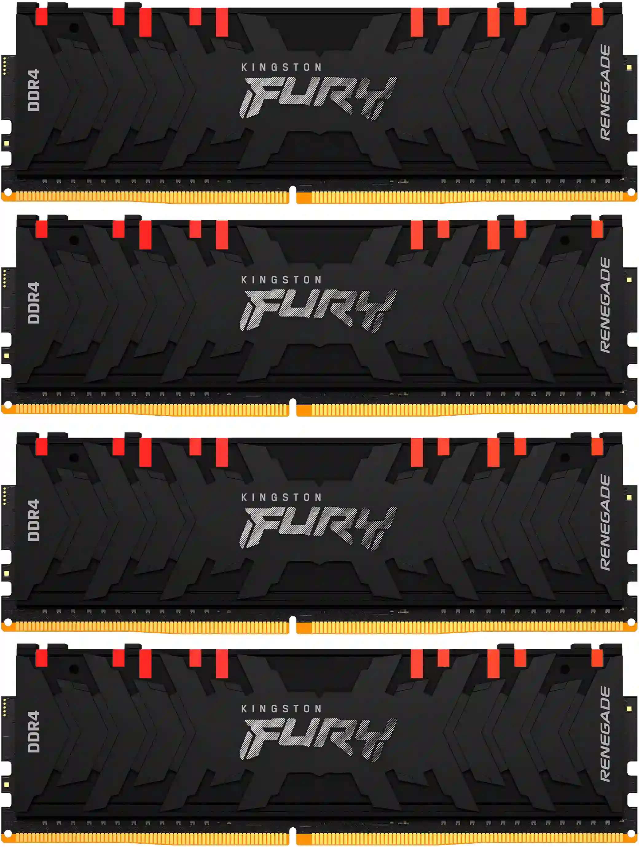 Оперативная память KINGSTON FURY Renegade RGB DIMM DDR4 32GB (4x8GB) 3600 MHz (KF436C16RBAK4/32)