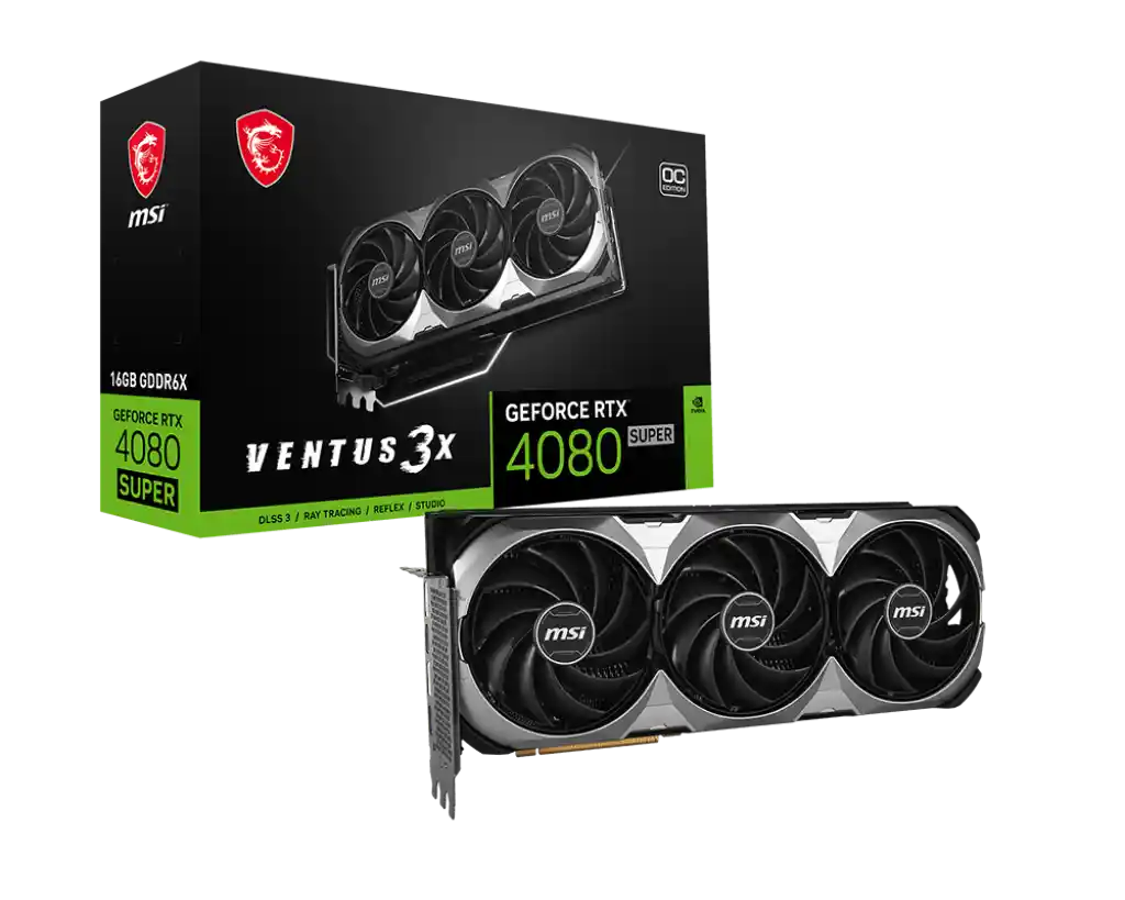 Видеокарта MSI GeForce RTX 4080 Super 16G Ventus 3X OC