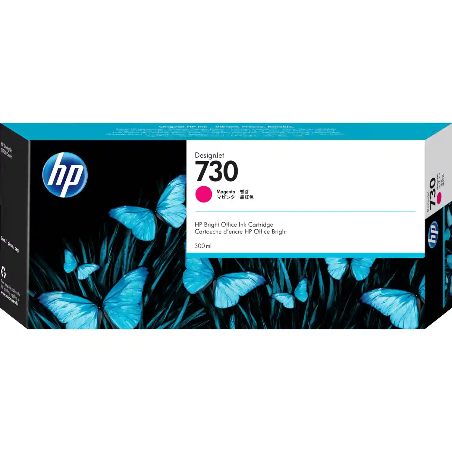 Картридж для струйного принтера HP 730 Magenta P2V69A