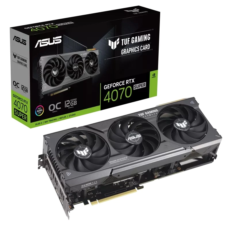 Видеокарта ASUS TUF Gaming GeForce RTX 4070 Super O12G 12Gb (90YV0K80-M0NA00)