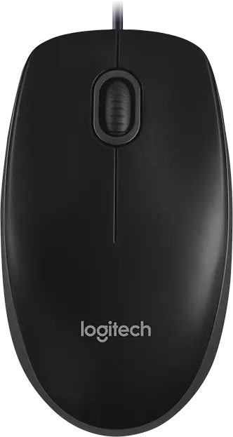 Мышь проводная LOGITECH B100 (910-006605)