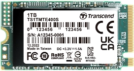 Внутренний SSD диск TRANSCEND MTE400S 1024GB, M.2 (TS1TMTE400S)