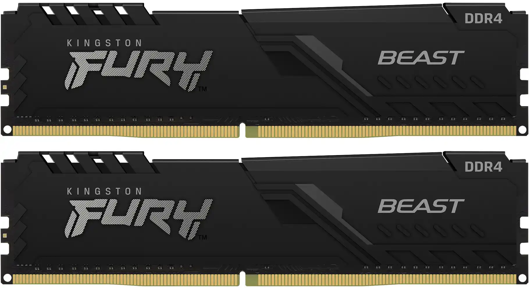 Оперативная память KINGSTON FURY Beast Black DIMM DDR4 64GB (2x32GB) 3200 MHz (KF432C16BBK2/64)