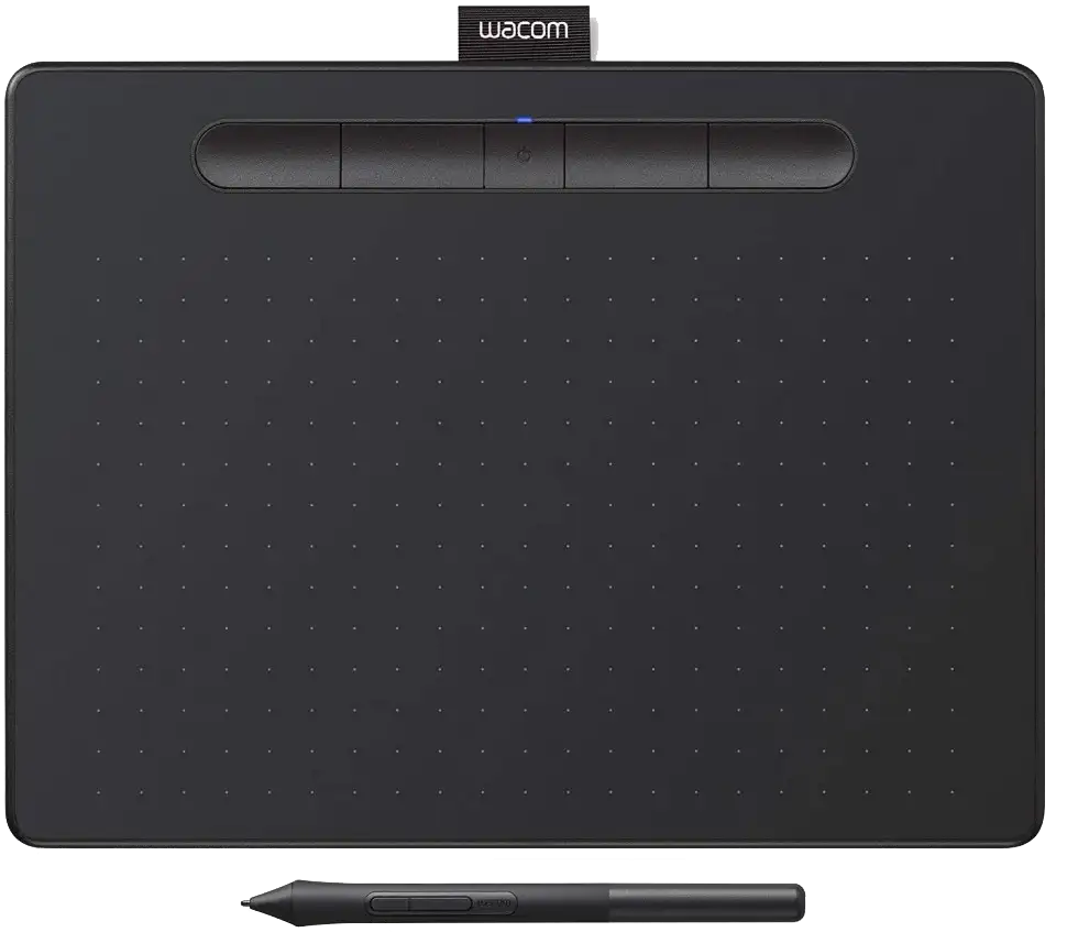 Графические планшеты  Getsy Графический планшет WACOM Intuos M Bluetooth Black (CTL-6100WLK-N)