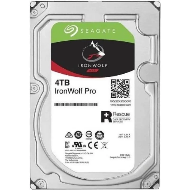 Внутренний HDD диск SEAGATE IronWolf Pro NAS 4TB, SATA3, 3.5 (ST4000NE001)