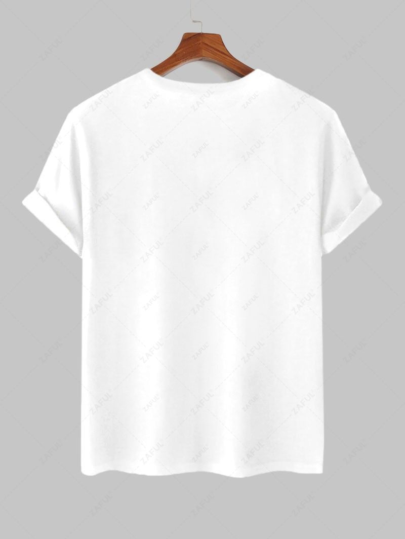 Shy Dinosaur Graphic Printed Short Sleeve T-Shirt