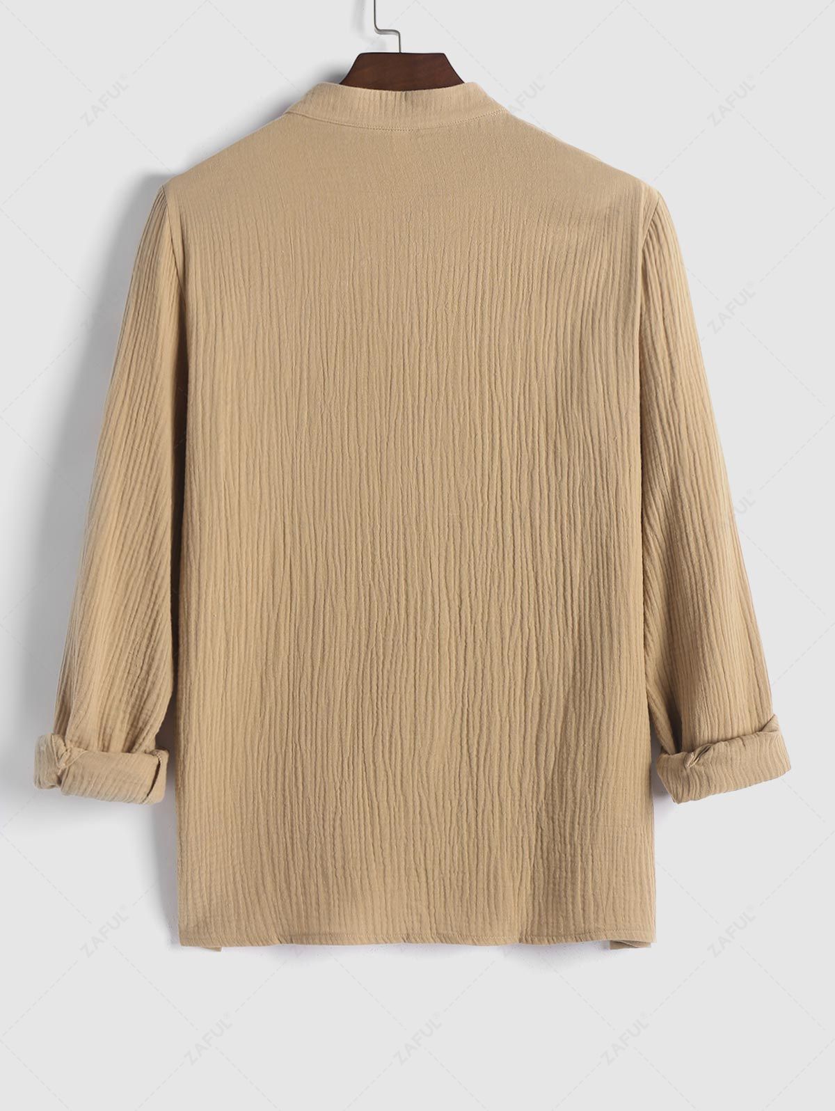 Long Sleeves Solid Color Soft Touch Shirt