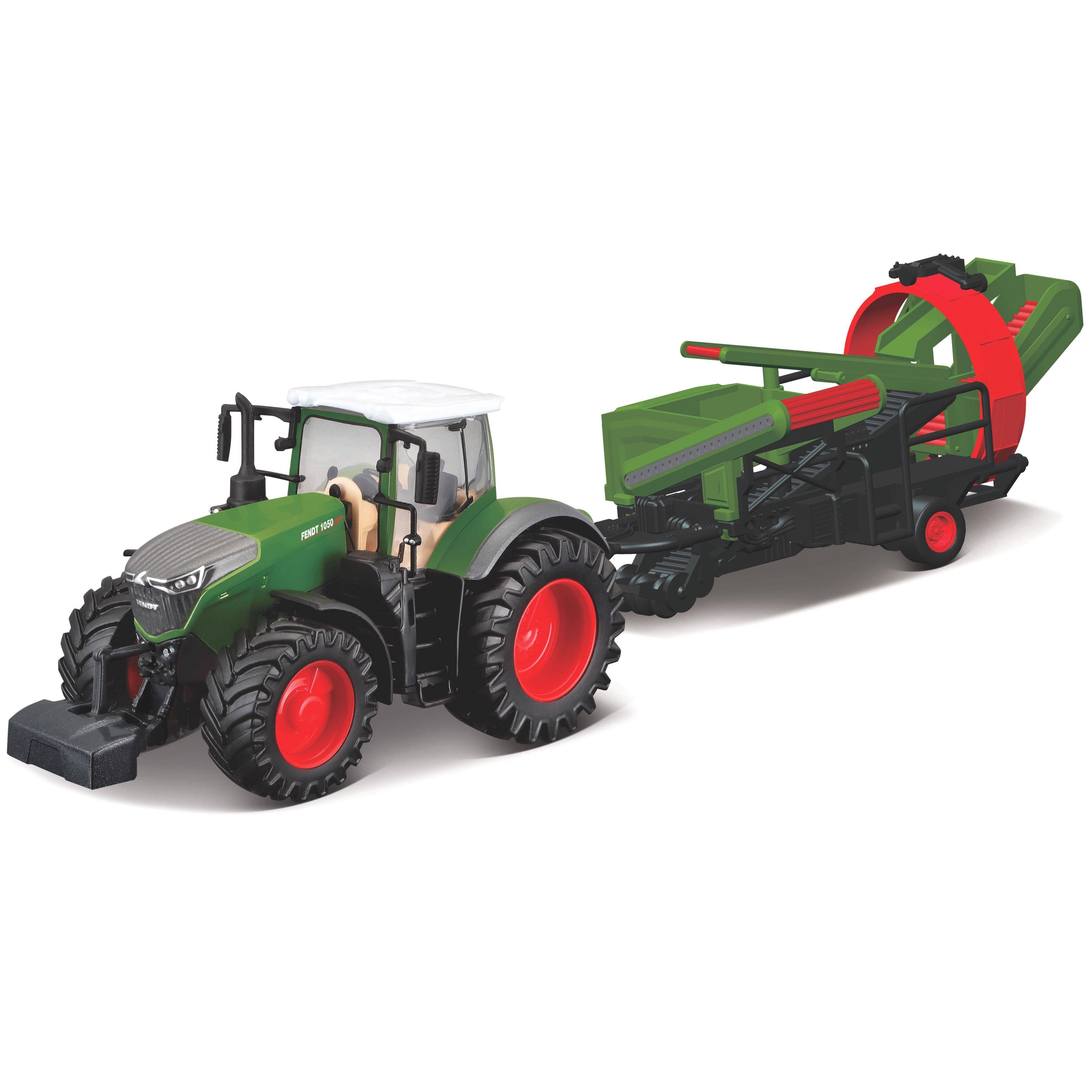 Bburago Модель трактора Fendt 1050 Vario with Cultivator