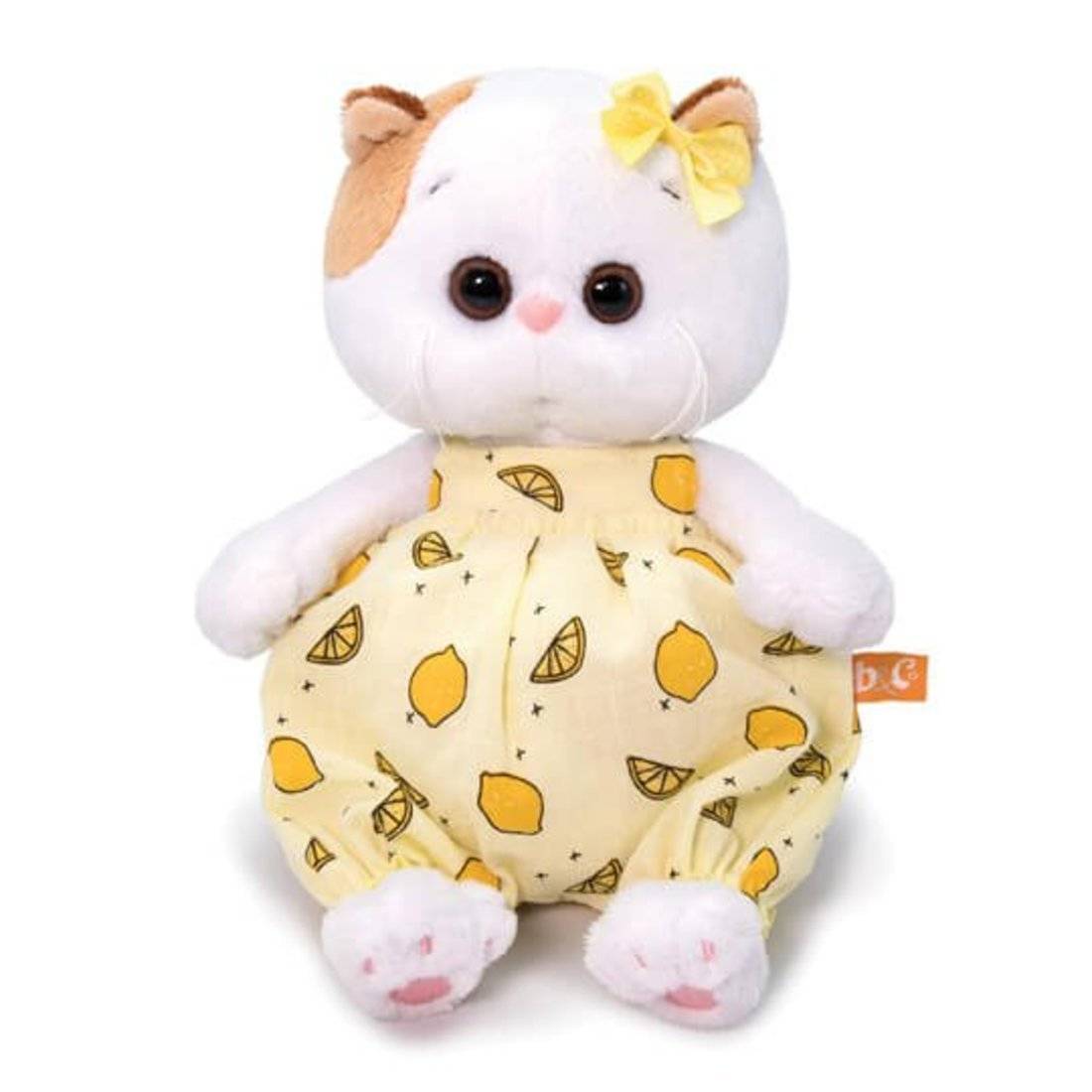 Кошки  Gnom Land Budi Basa Мягкая игрушка Кошечка Ли-ли Baby в песочнике с лимонами, 20 см