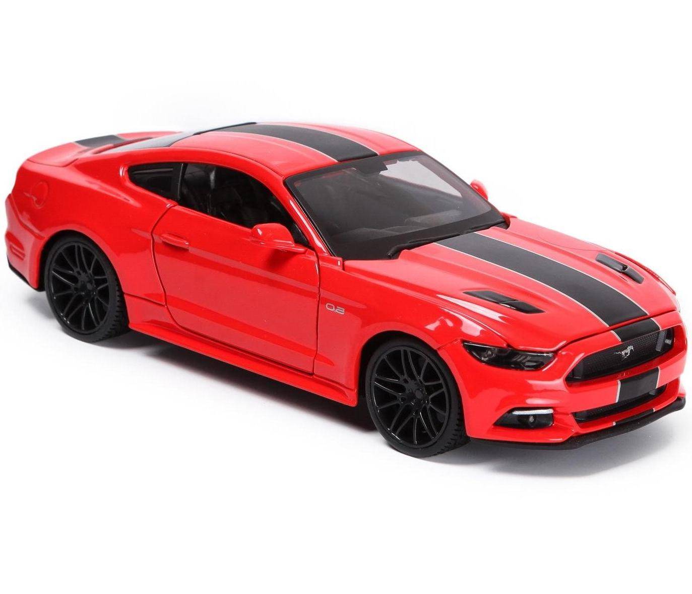 Машинка Maisto 1:24 Ford Mustang GT Год постройки 2015, красная