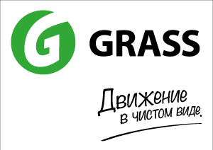 Наклейка горизонтальная GRASS