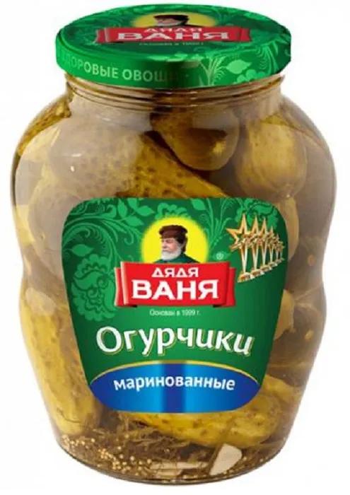 Огурчики Дядя Ваня маринованные, 950гр