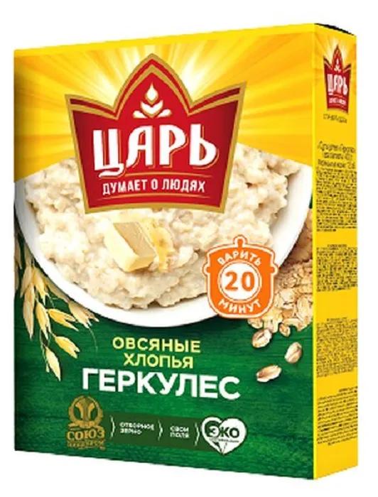 Хлопья овсяные "Царь" Геркулес, 400гр