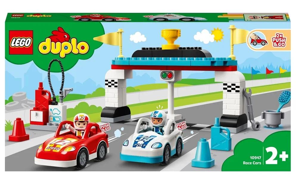 Конструктор LEGO Duplo Town 10947 "Гоночные машины", 44 детали