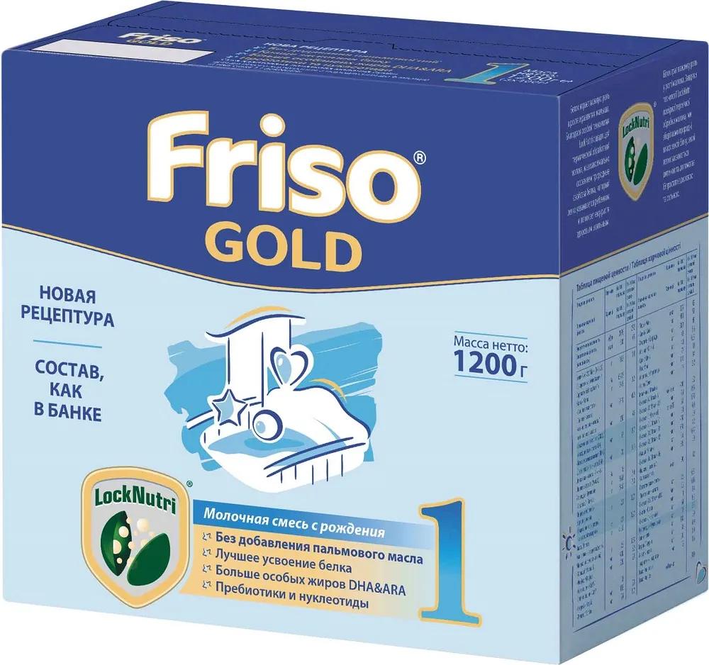 Базовые смеси для детей  HelpToMama Сухая молочная смесь Friso Gold 1 LockNutri, 1200гр