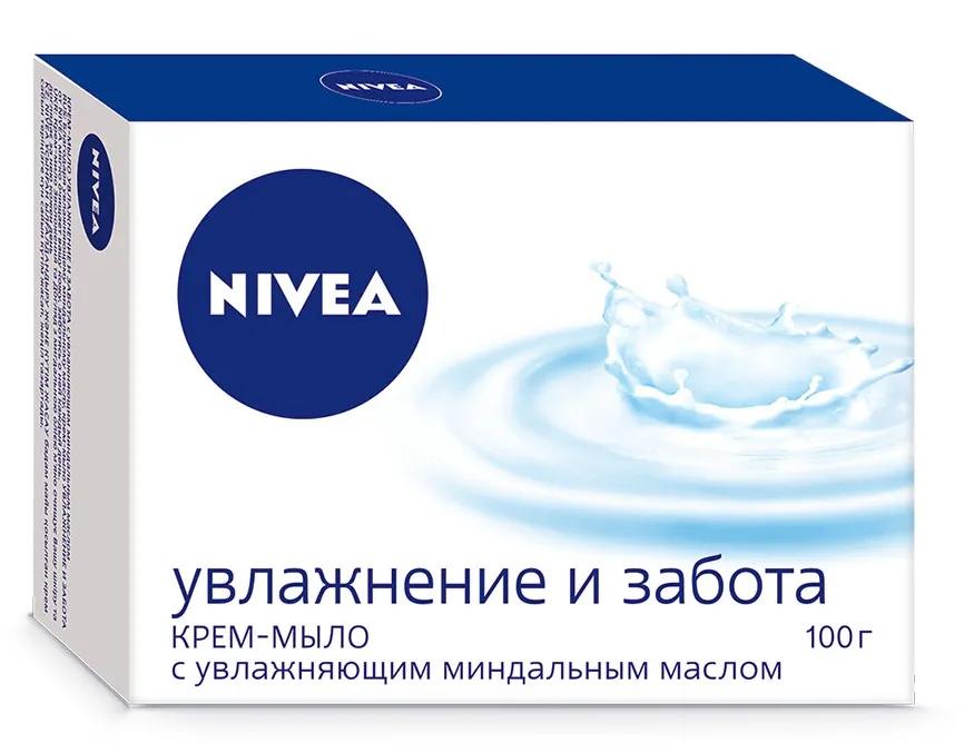 Крем-мыло Nivea "Увлажнение и забота", 100гр