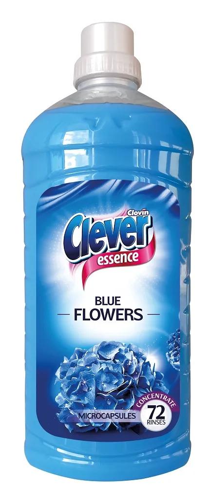 Концентрат для полоскания белья Clovin Clever Essenсe Blue Flowers, 1,8л