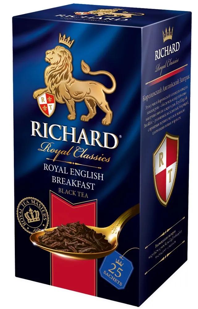 Черный чай Richard Royal English Вreakfast, 25 пакетиков