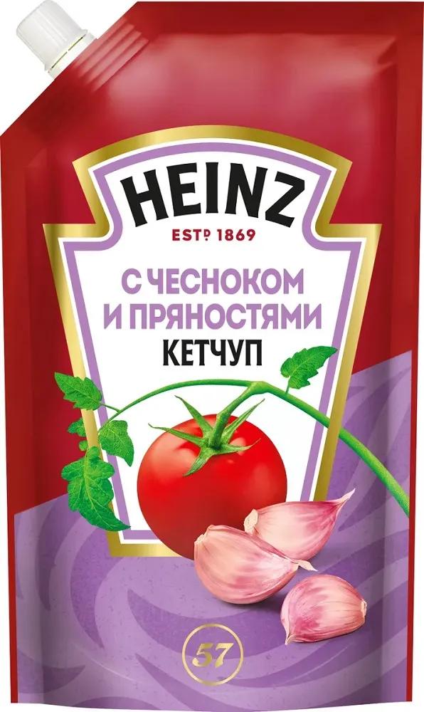 Кетчуп Heinz с чесноком и пряностями, 320гр