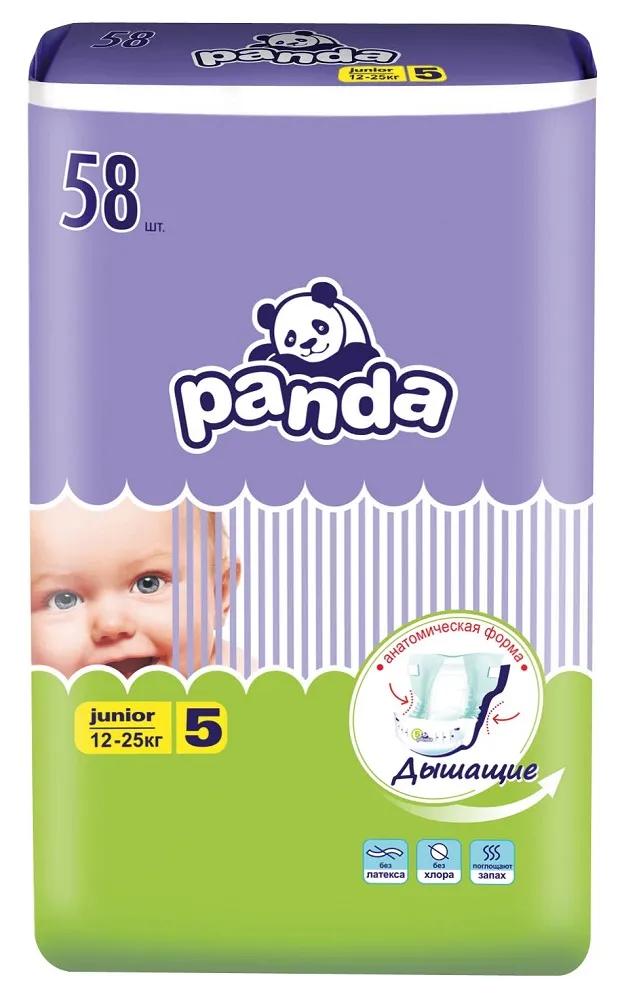 Подгузники Panda Junior, 12-25 кг, 58шт.