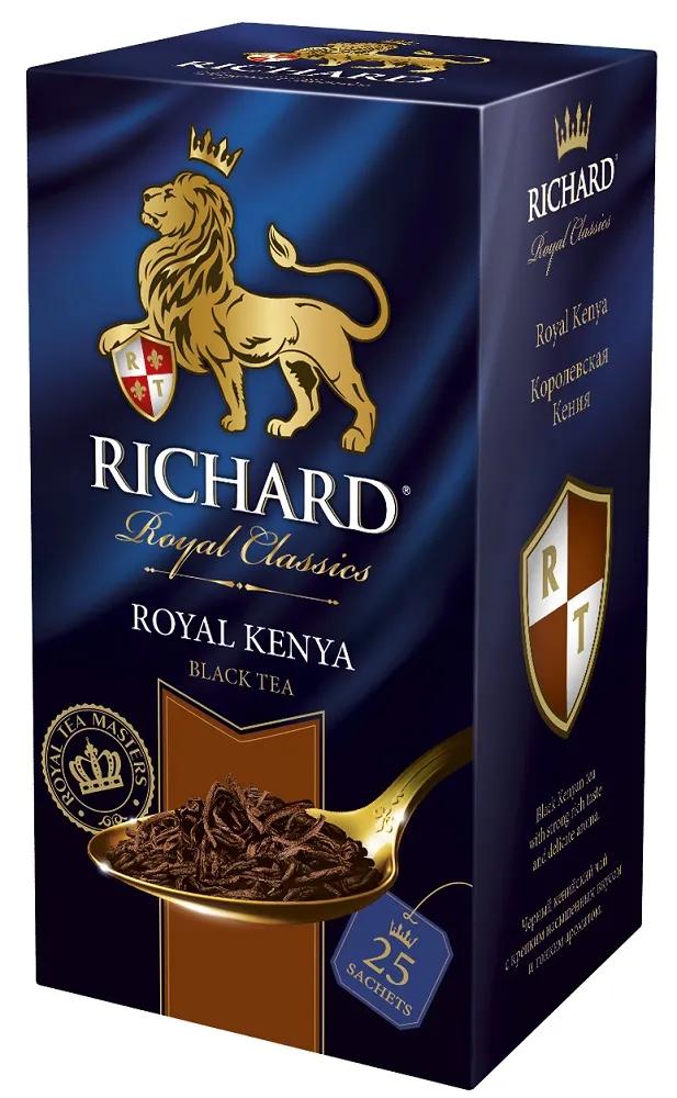 Черный чай Richard Royal Kenya, 25 пакетиков