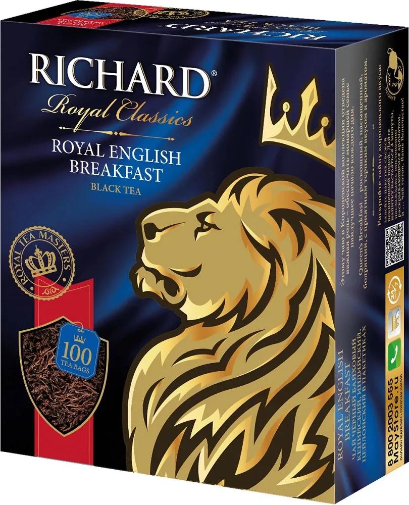 Чай черный Richard Royal English Breakfast, 100гр