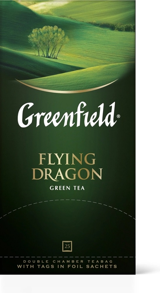 Чай зеленый Greenfield Flying Dragon, 25 пакетиков