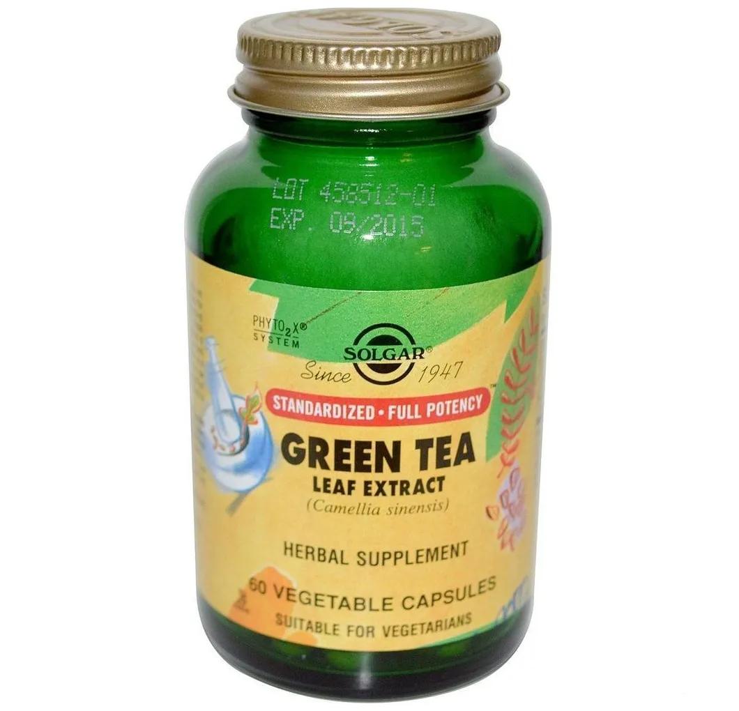Витамины Солгар "Экстракт листьев зеленого чая", 60шт.