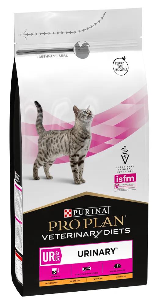 Сухой корм Purina Pro Plan Veterinary Diets UR для кошек при болезнях мочевыводящих путей, с курицей, 1,5кг