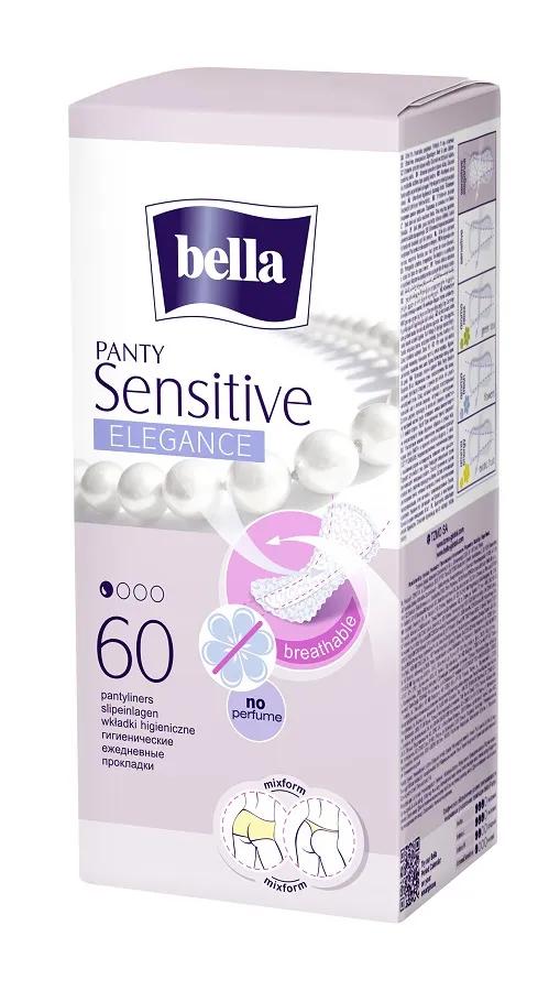 Ультратонкие ежедневные прокладки Bella Panty Sensitive Elegance, 60шт.