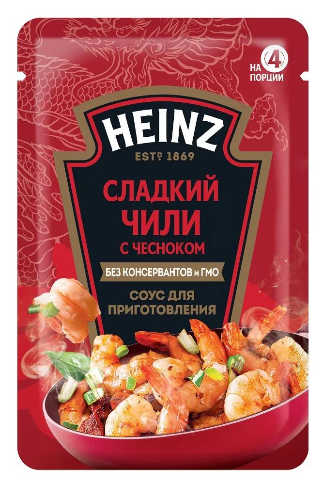 Соус Heinz Сладкий чили с чесноком, 120гр