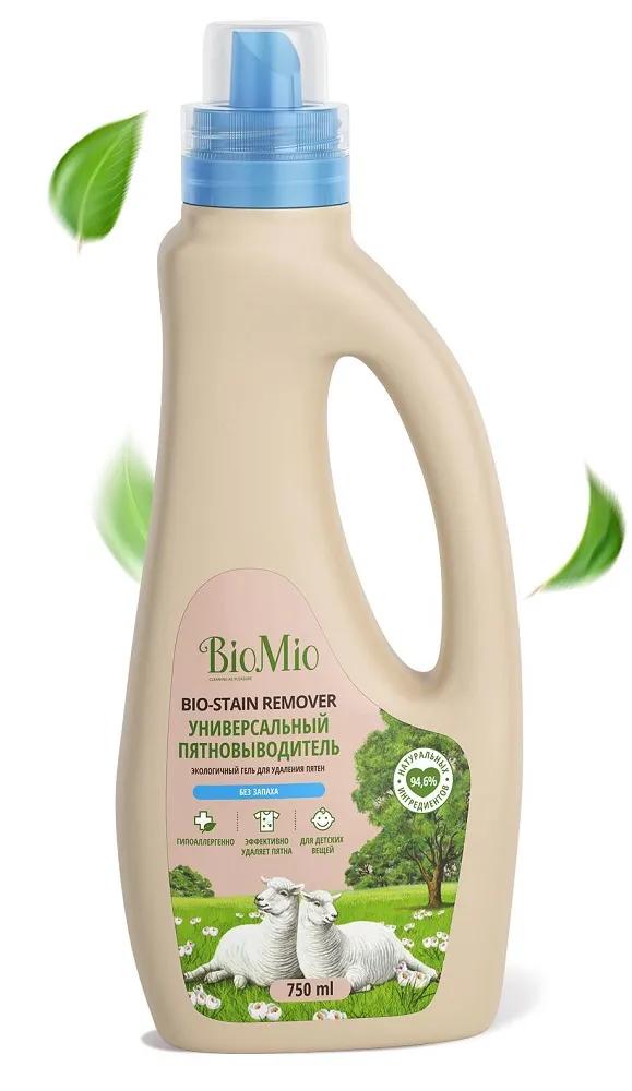 Экологичный пятновыводитель BioMio Bio-Stain Remover, универсальный, 750мл