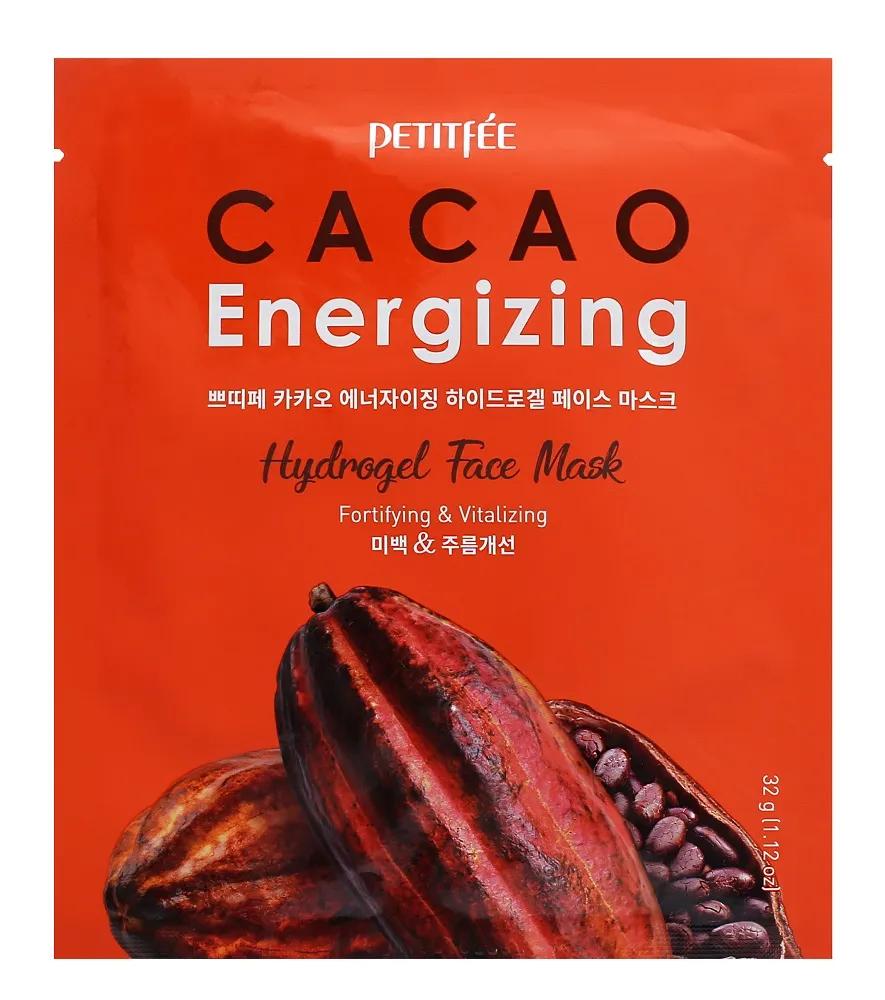 Маски для ухода за лицом  HelpToMama Маска гидрогелевая PETITFEE разглаживающая с экстрактом какао, 1шт.