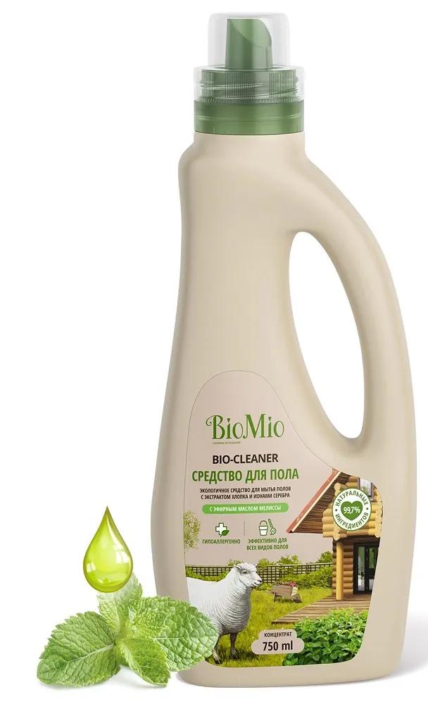 Экологичное средство для пола BioMio Bio-Cleaner, с маслом мелиссы, 750мл