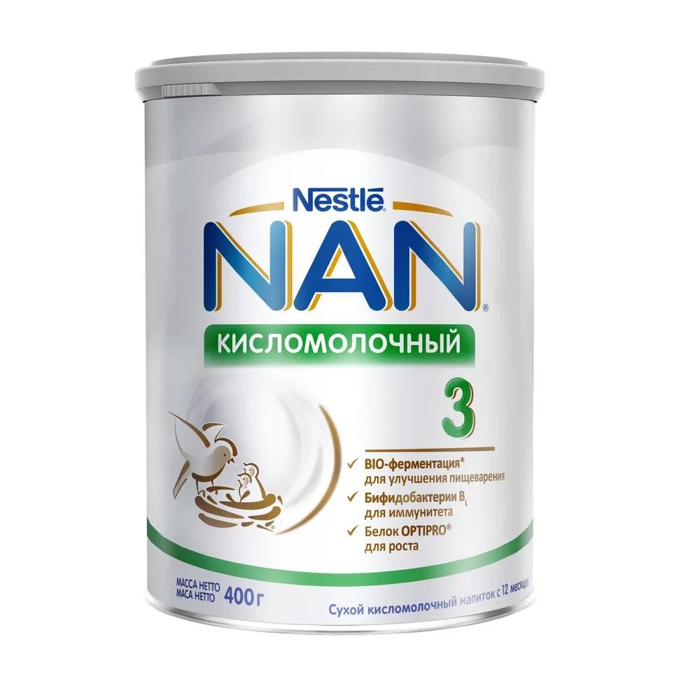 NAN® Кисломолочный 3 Сухой кисломолочный напиток для детей с 12 месяцев, 400гр