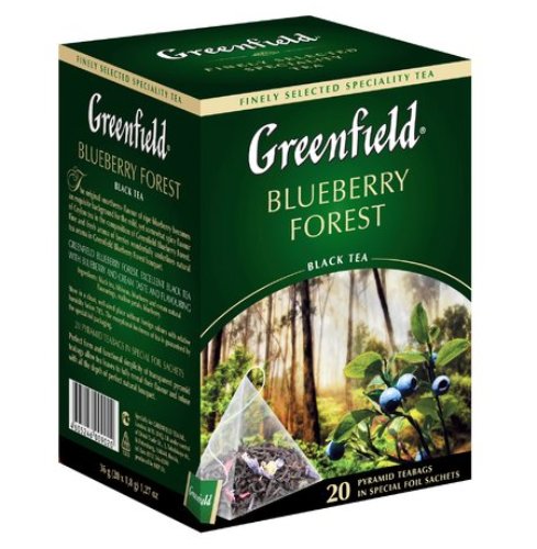 Чай черный Greenfield Blueberry Forest, 20 пирамидок