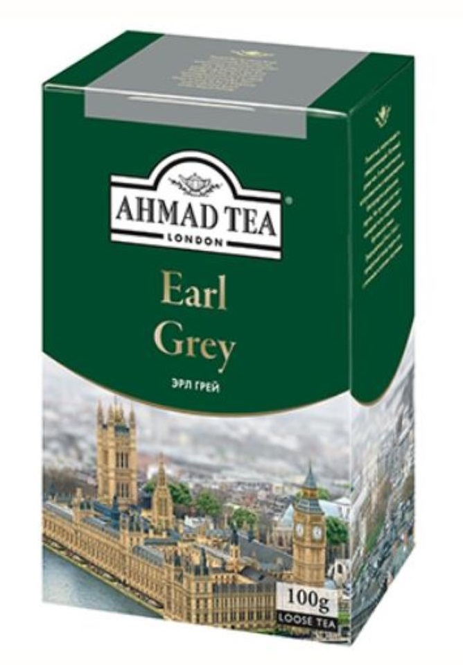 Чай черный Ahmad Tea "Эрл Грей", 100гр