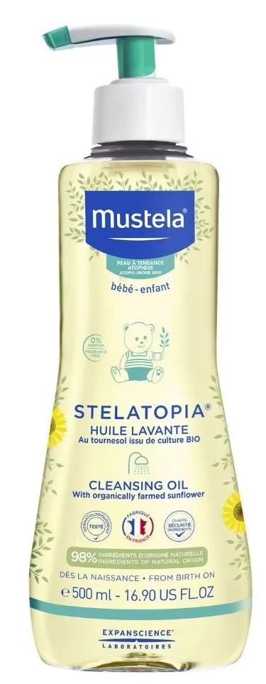 Масло очищающее Mustela Stelatopia для купания, 500мл