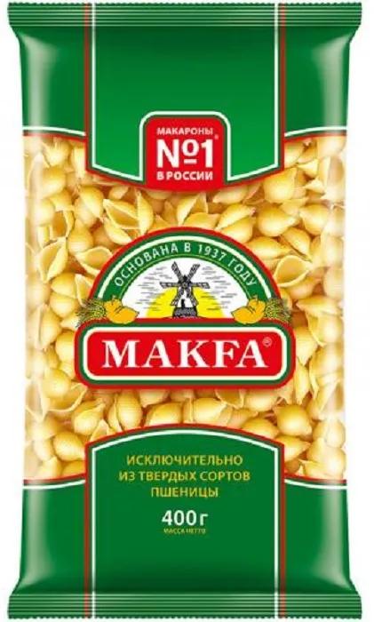 Макароны MAKFA, ракушки, 400гр