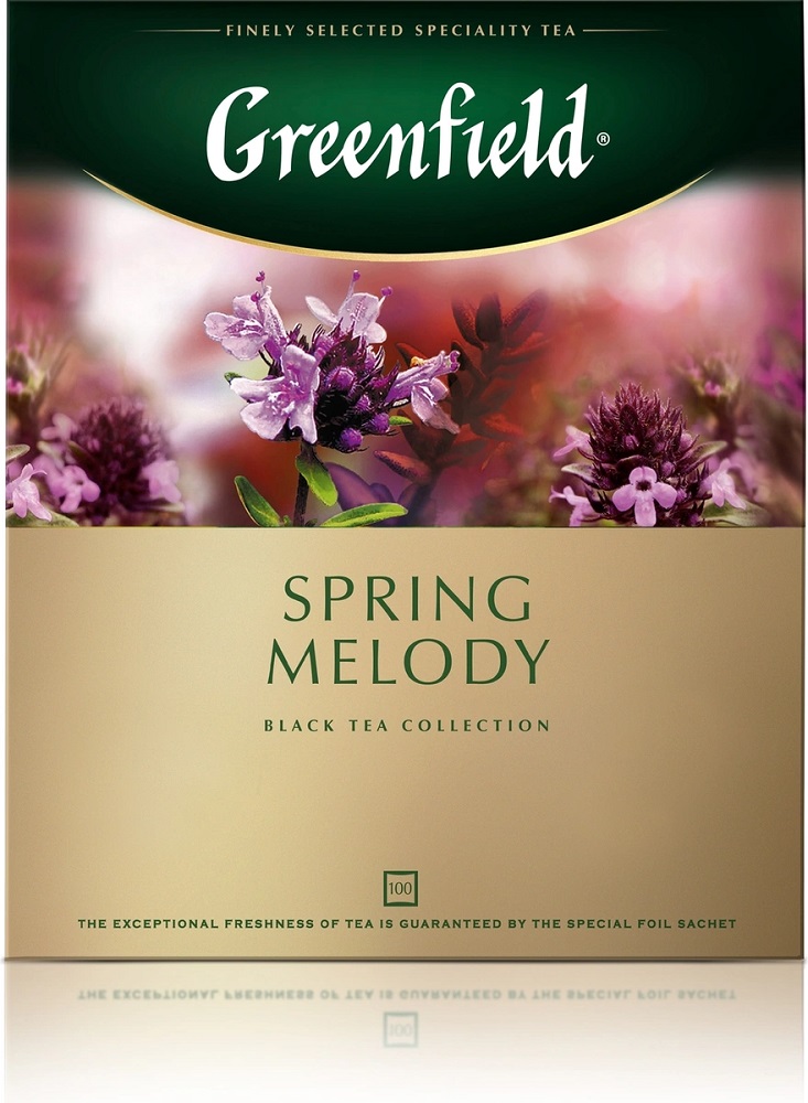 Чай черный Greenfield Spring Melody, 100 пакетиков