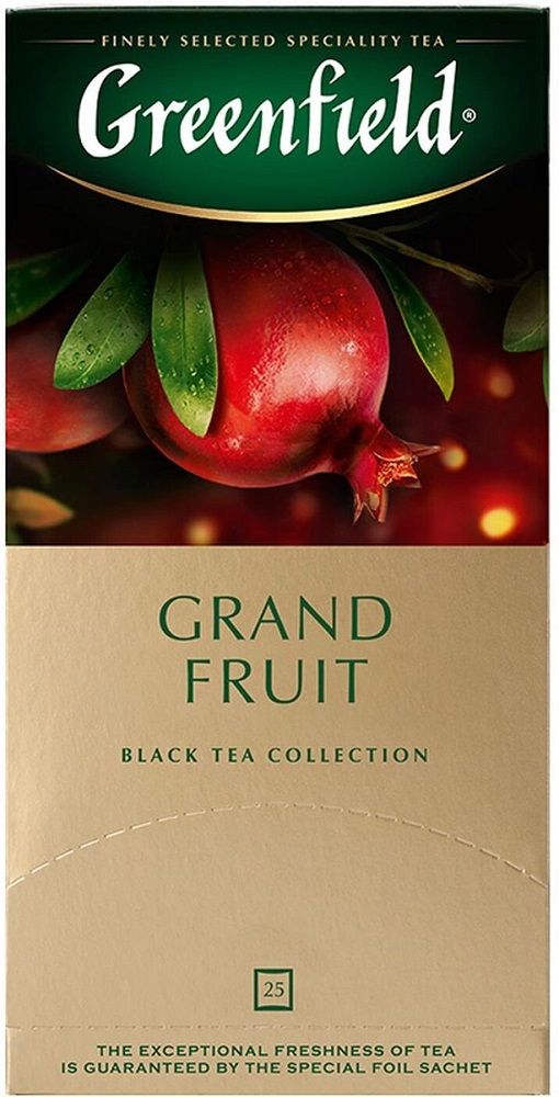 Чай черный Greenfield Grand Fruit, 25 пакетиков