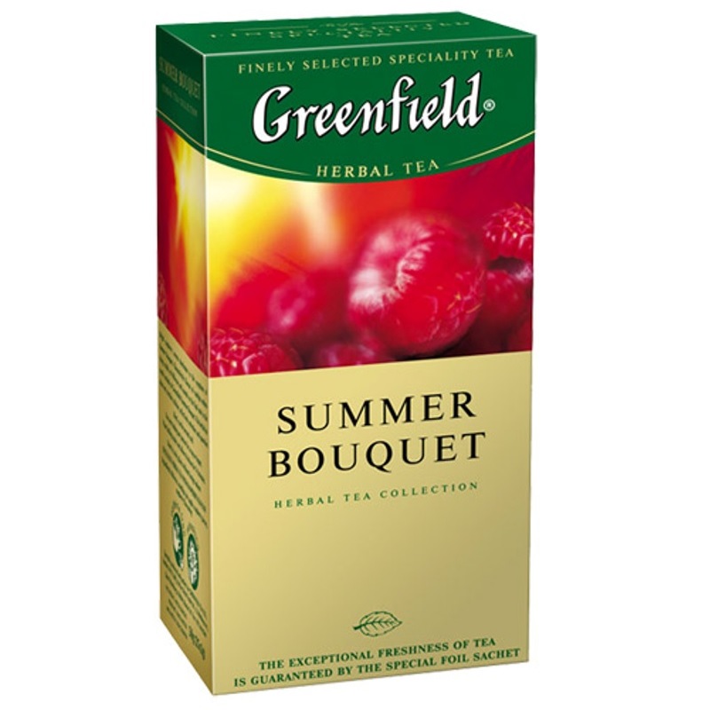   HelpToMama Чай травяной Greenfield Summer Bouquet, 25 пакетиков