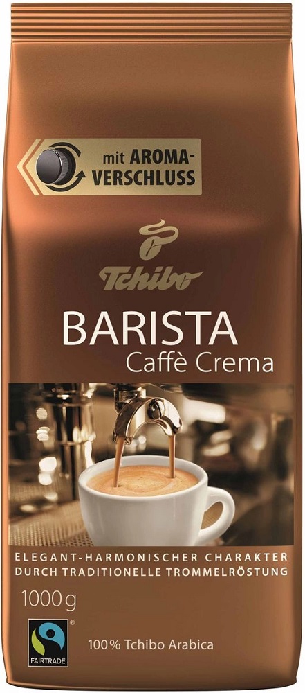 Кофе Tchibo Barista Caffe Crema кофе в зернах, 1кг