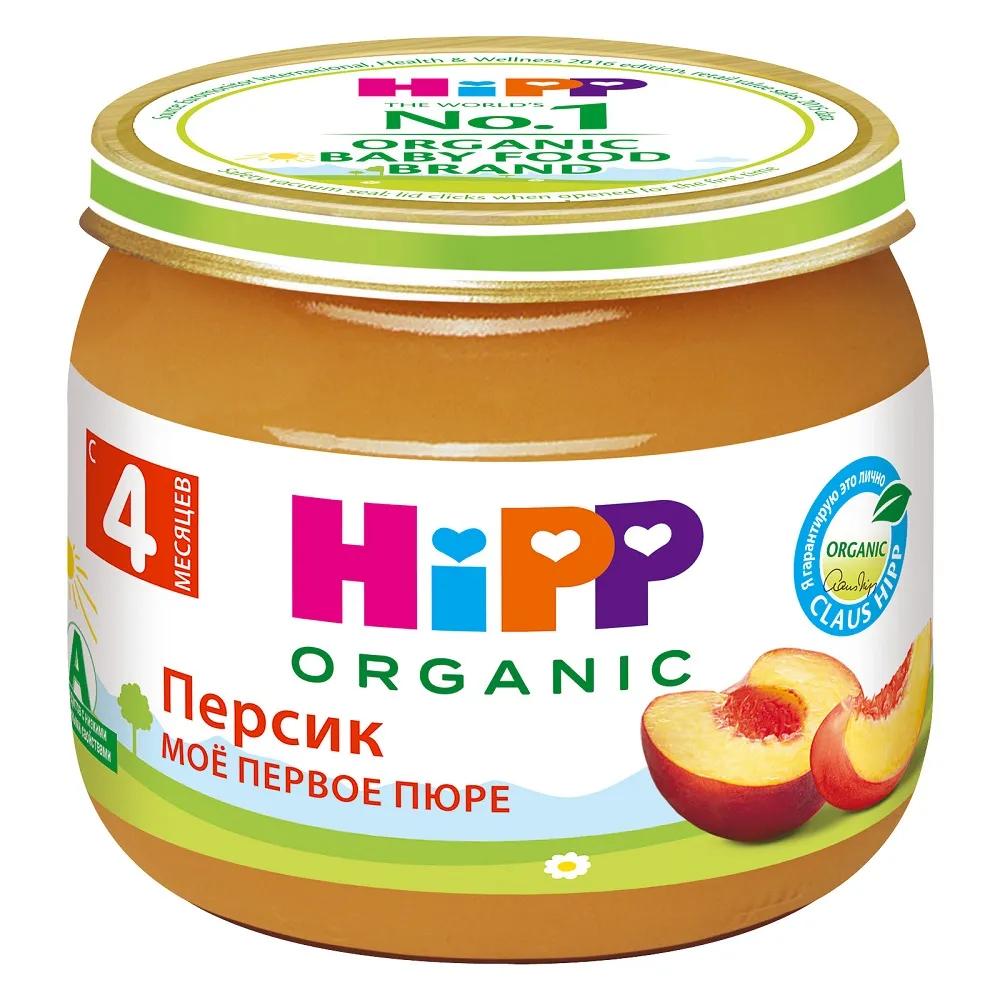 Пюре Hipp organic Персик, 80гр