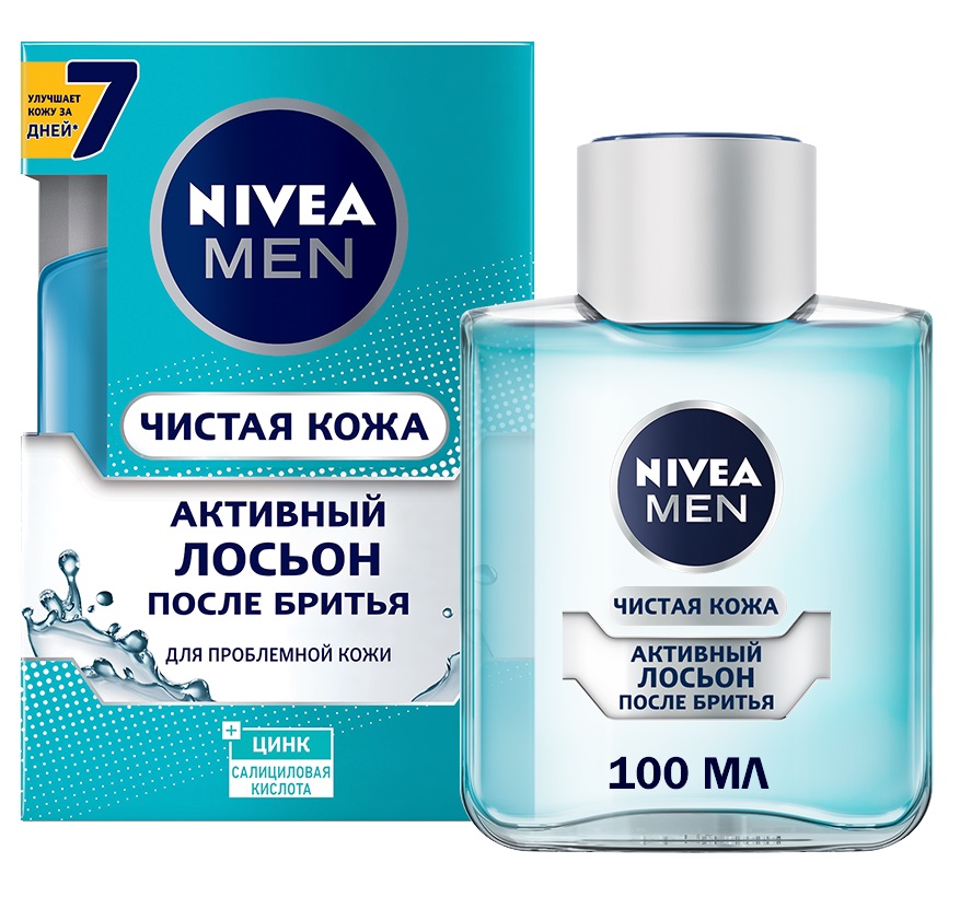 Лосьон после бритья Nivea Men "Чистая кожа", 100мл